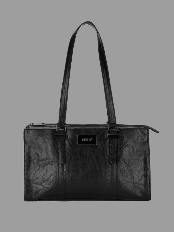 2nd reorder) [mnem] leather shoulder bag