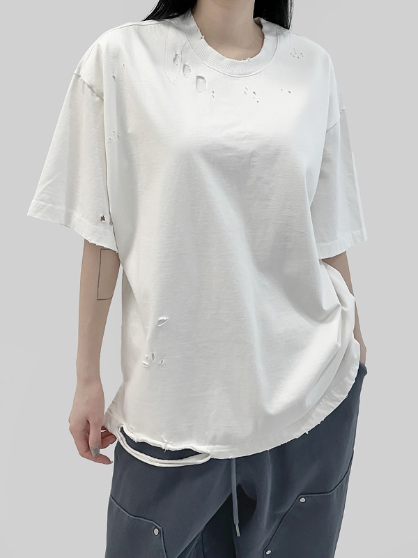 コンビ ダメージ 半袖Tシャツ (2color)